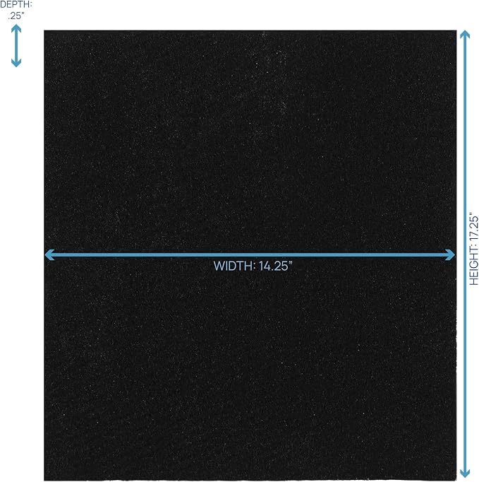 Filter Bros HRF-A300 6 Activated Carbon Replacement Fits Honeywell HPA300 Series