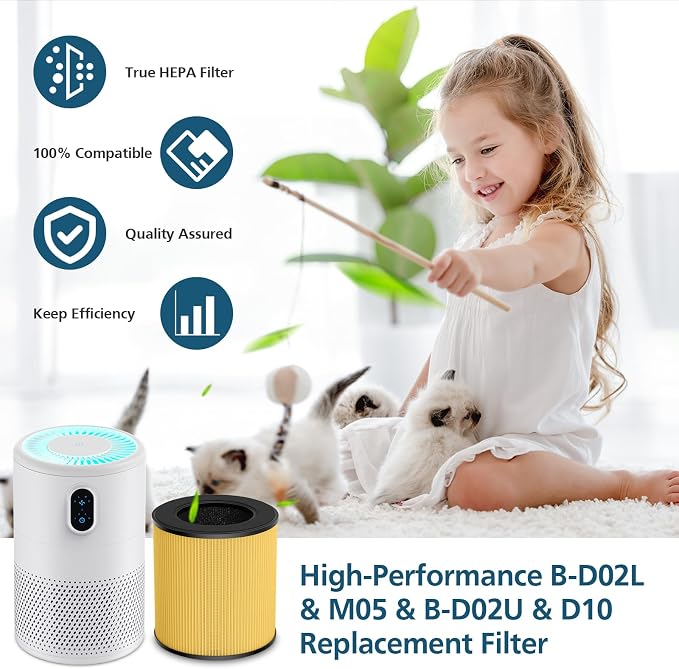 B-D02L/M05 Replacement Filter, Compatible