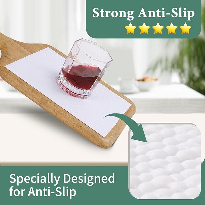 Drawer and Shelf Liner for Kitchen Cabinet: 12 in X 20 Ft Non Slip Waterproof Shelf Paper Non Adhesive Refrigerator Liners White Easy Liners for Bathroom Cupboard with Knife Tape Measure