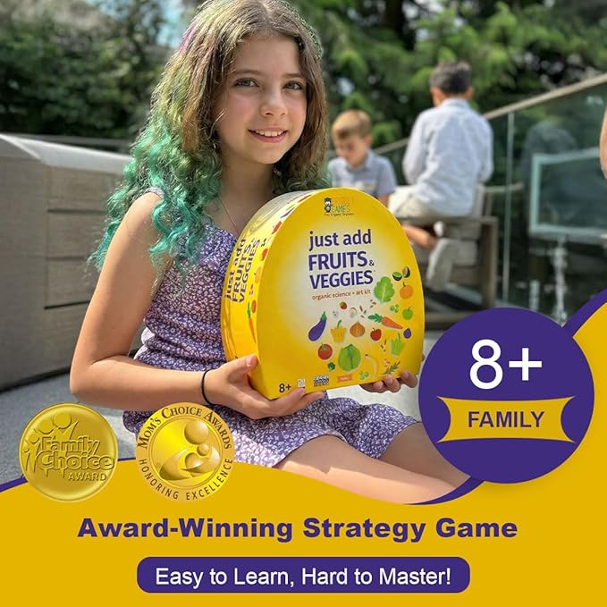 STEM Toys by Griddly Kids – Art & Science Kits for Kids 8-12, STEM Kits for Learning & Education Toy, Chemistry Set for Hands-on Learning, Experiment Gifts for Boys & Girls (Just Add Fruits & Veggies)