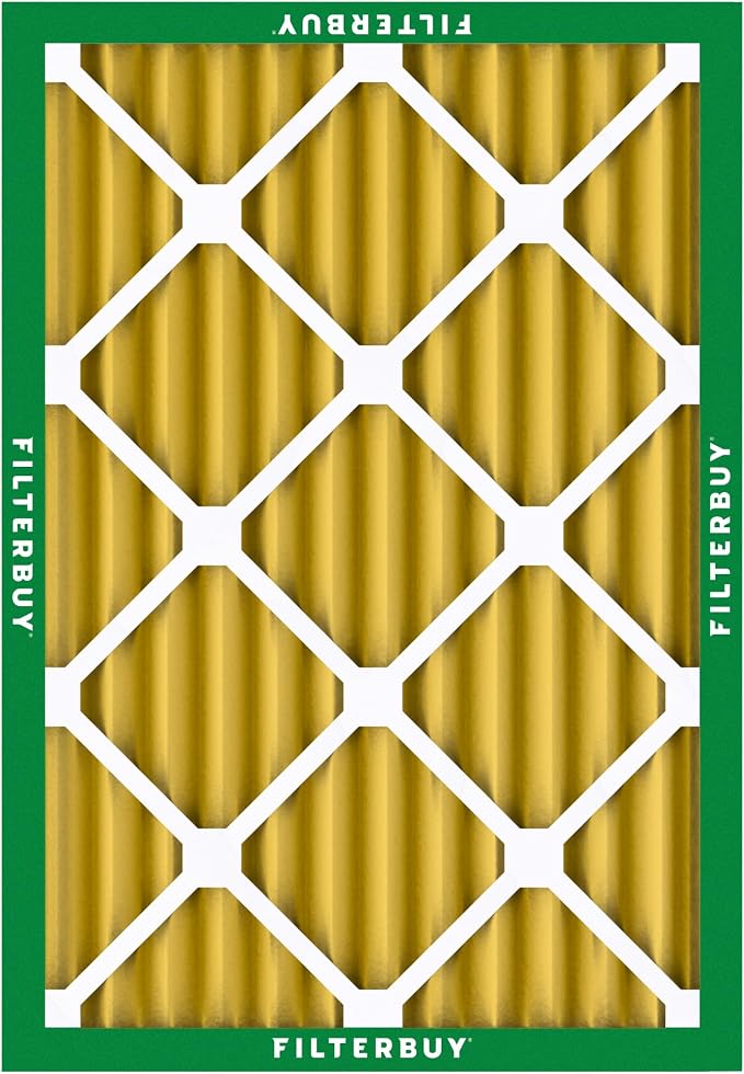 Filterbuy 14x20x2 Air Filter MERV 11 Superior Pet & Allergy Defense,
