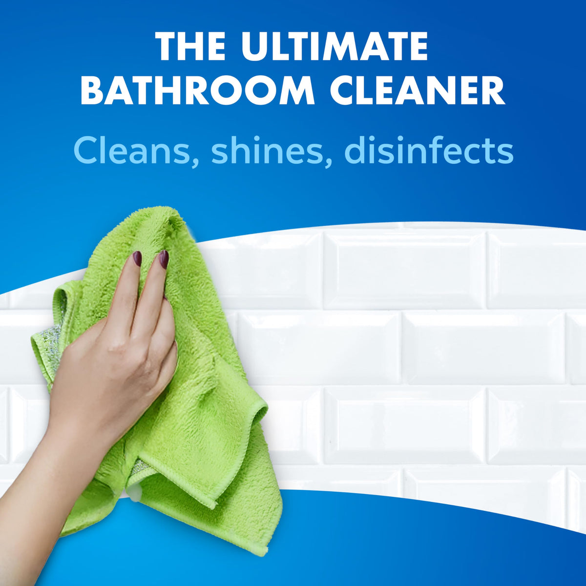 Lysol Power Foaming Bathroom Cleaner, Multipurpose Cleaner for Showers, Bathtubs, Sinks, Disinfectant Spray Kills 99.9% of Germs, Zero Bleach Cleaning Spray, 32 Oz.