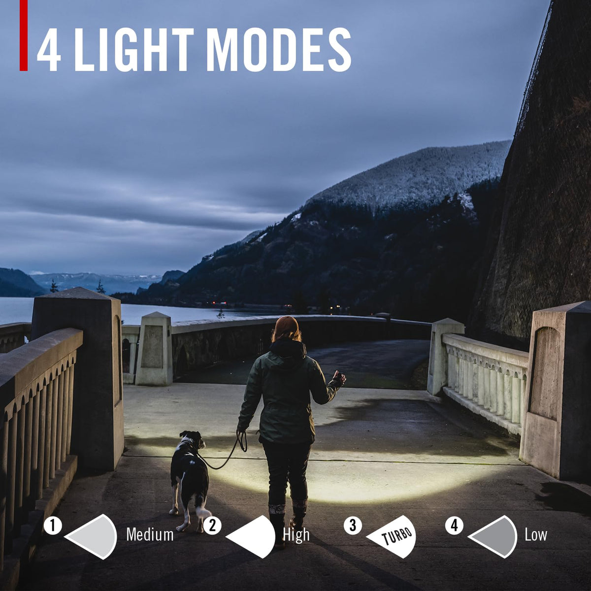 Coast XT7R 1500 Lumen Rechargeable LED Flashlight with Magnetic Mount, Slide Focus, and Pocket Clip, Black