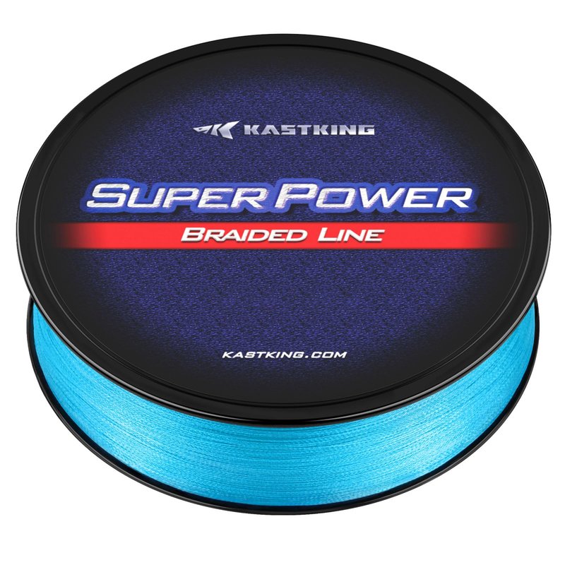 KastKing Superpower Braided Fishing Line, Sky Blue, 20LB, 1097 Yds