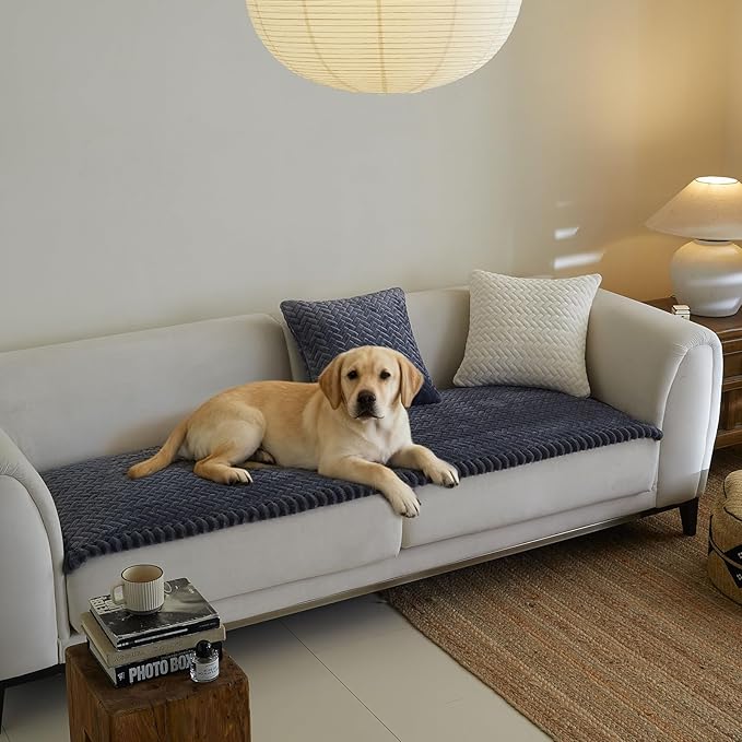 Couch Covers for 3 Cushion Couch Sofa Pet Friendly,Non-Slip Sofa Cover Washable