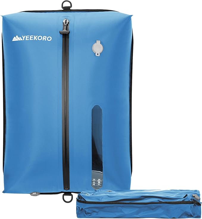 YEEKORO Upgraded Vacuum Bag for Travel, Professional IPX8 Waterproof Reusable Vacuum Compression Bags for Travel Suitcases, Durable Space Saver Bag