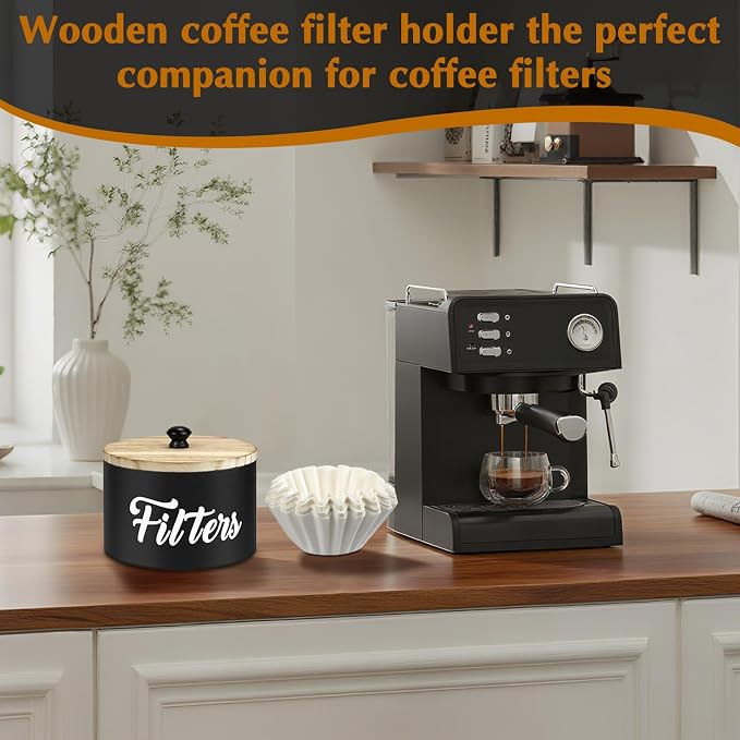 Wooden Coffee Filter Holder