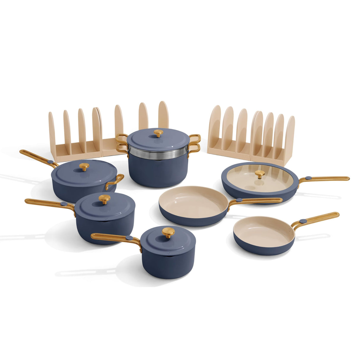 Our Place Essentials Complete Cookware Set, 11-Piece Ceramic Cookware Set