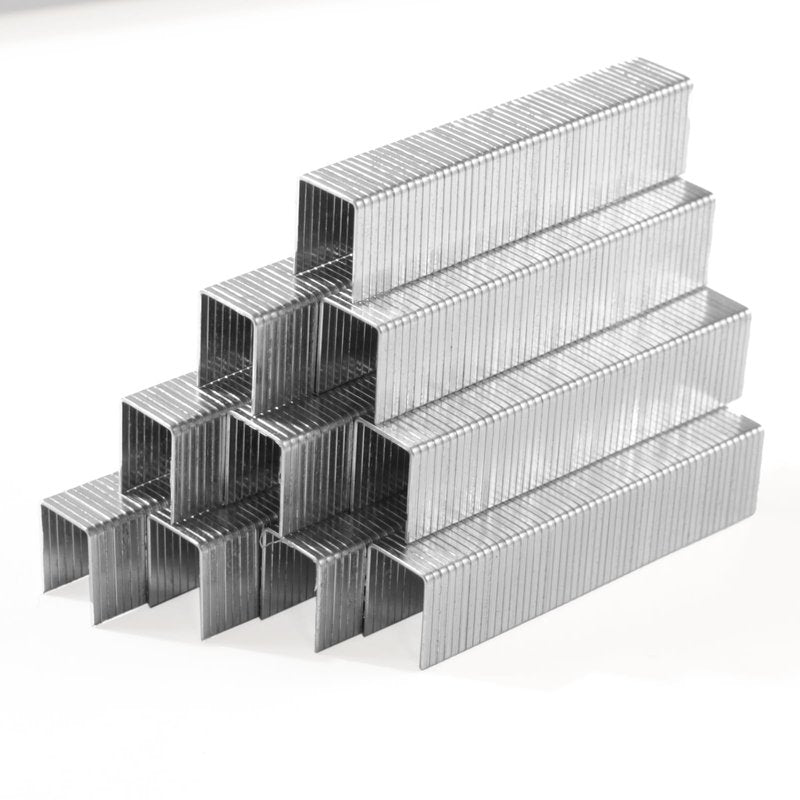 SITLDY Heavy Duty T50 9/16 inch Length Staples 700-Count, 3/8" Crown 20 Gauge Galvanized, for Pneumatic, Electric, Manual T50 Stapler Gun
