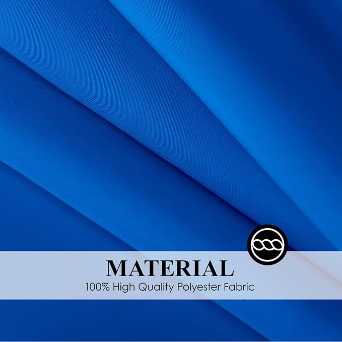 Rectangle Tablecloths 90x132 Inch 10 Pack Royal Blue Tablecloth for 6ft Washable Decorative Linen Polyester Table Cloths for 8ft Dining Table Banquets Buffet Parties and Wedding