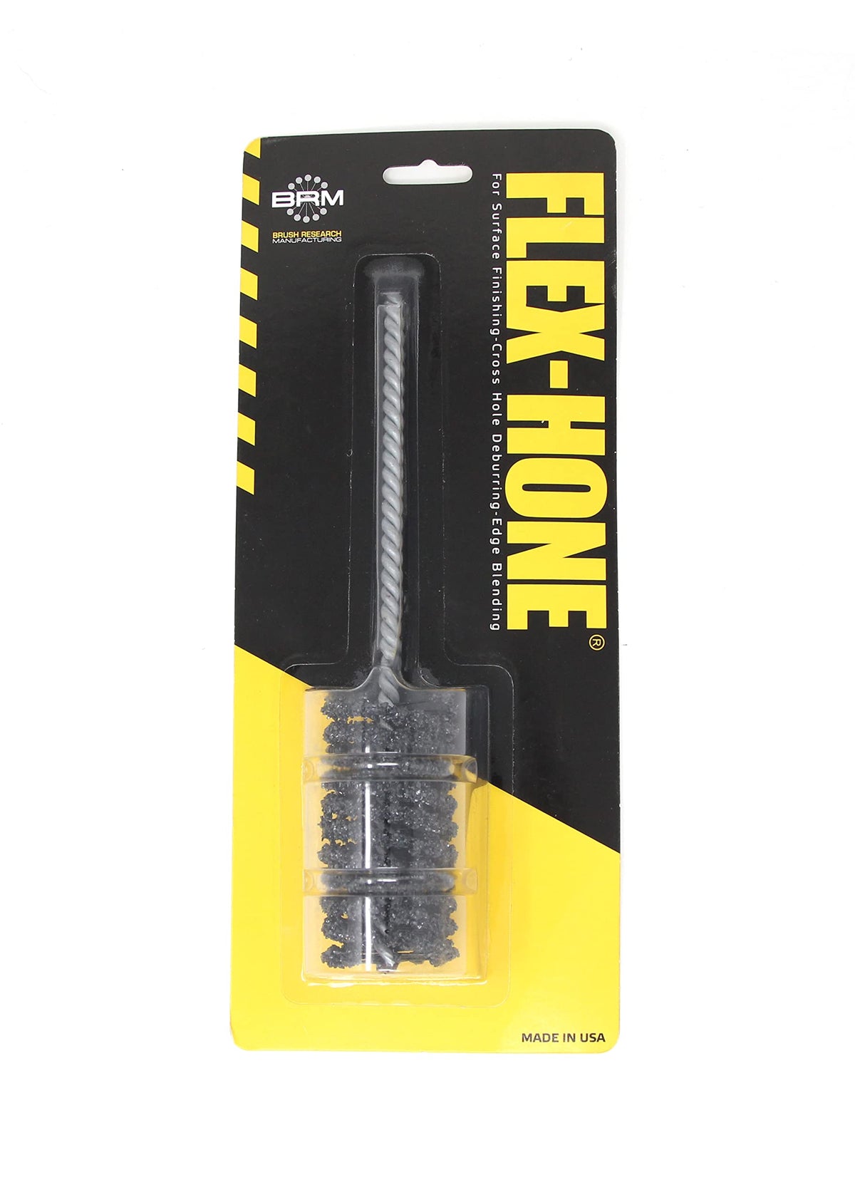 Brush Research BC11424 FLEX-HONE®, 1-1/4" (31.8mm) Diameter, 240 Grit, Silicon Carbide, For Mild Steel, Stainless Steel, Cast Iron and Softer Ferrous Materials