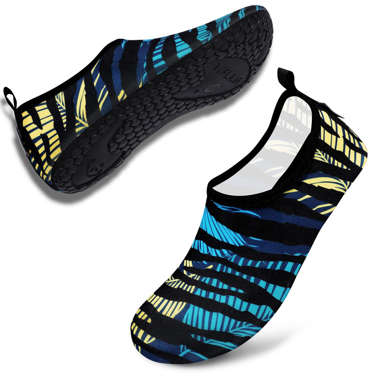 VIFUUR Water Shoes for Men Women Barefoot Quick Dry Aqua Socks Slip On