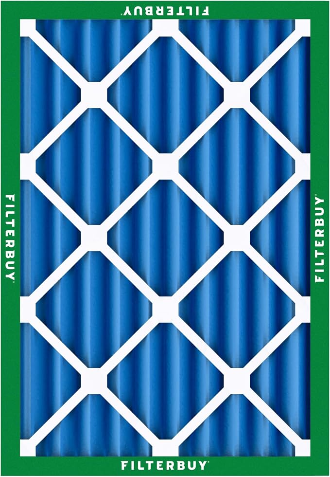 Filterbuy 18x24x4 Air Filter MERV 13 Optimal Smoke & Allergy Defense,