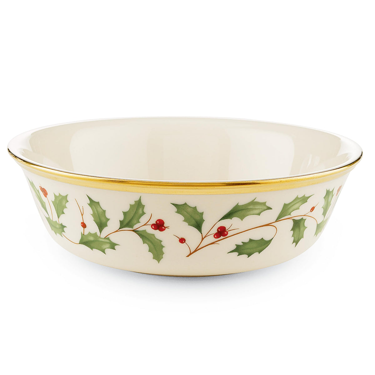 Lenox Holiday Porcelain Christmas Salad Plate Set for 4