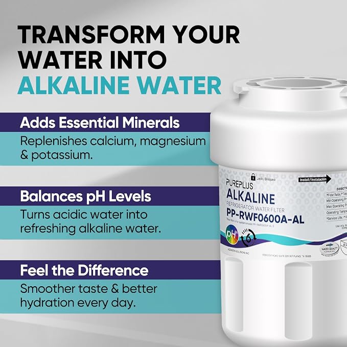 PUREPLUS Alkaline Replacement for GE® MWF®, SmartWater® MWFP, HDX FMG-1