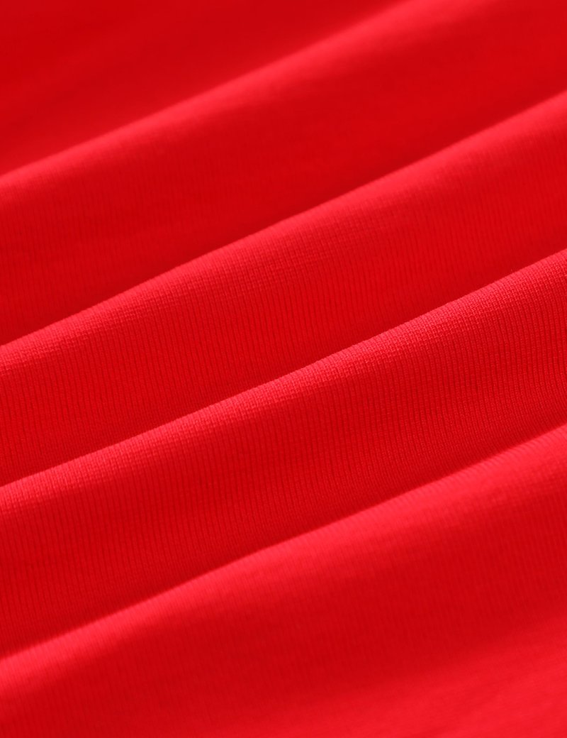CRZ YOGA Seamless Workout Tops for Women Hip Length - Athletic Running Gym Yoga Short Sleeve Shirts Breathable Crewneck Tees Deep Red Medium