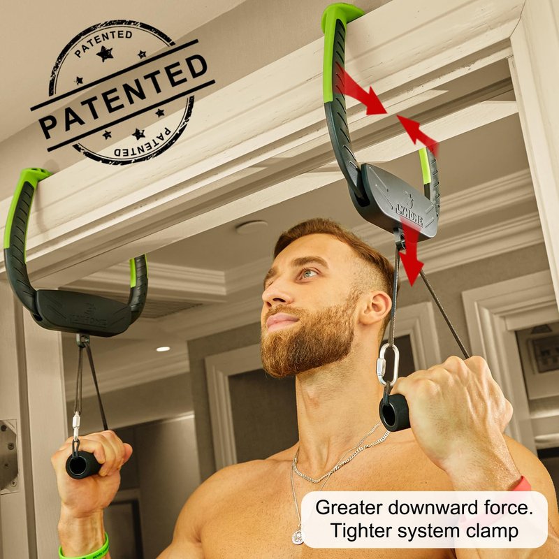 Portable Travel Doorway Pull Up Bar, No Screws, 250lb Home Gym