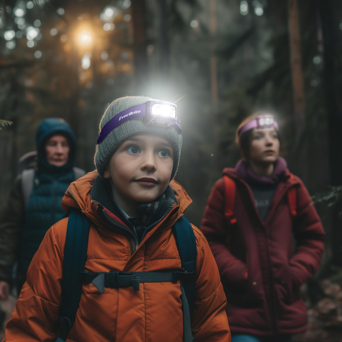 EverBrite Headlamp, 5 Pack LED Head Lamp for Kids & Adults, Red Light