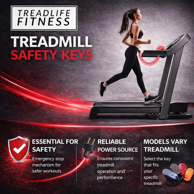 Treadmill Safety Key | Part Number 347877 | Compatible with NordicTrack X22I Interactive NTL290162