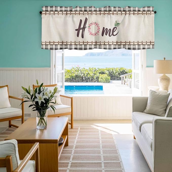 Spring Flowers Curtain Valances