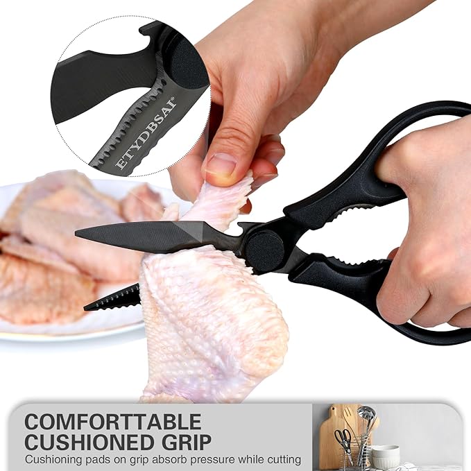 Kitchen Scissors Come Apart, All Purpose Kitchen Shears for Food