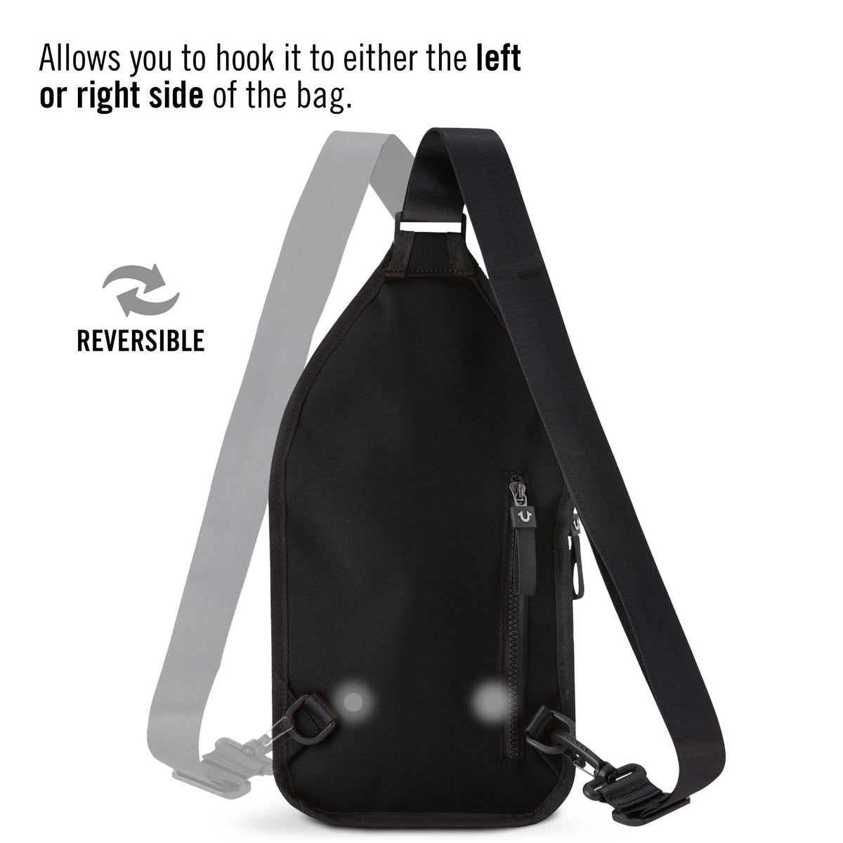 True Religion Crossbody Bag Men – Casual Shoulder Sling Bag for Men, Small Travel Men’s Crossbody