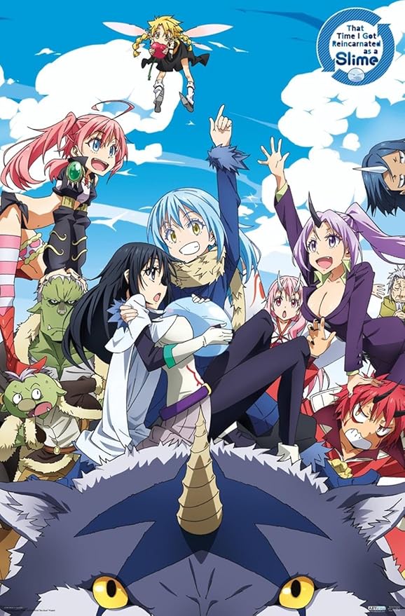 Trends International That Time I Got Reincarnated As A Slime - Group Wall Poster, 19L x 13W, Premium Unframed Version