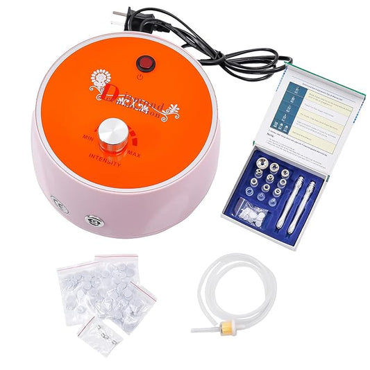 3 in 1 Diamond Dermabrasion Machine Professional Pore Vacuum for Skin Toning Black Head Removal Cleaner with 0-70 cmHg Suction Power Facial Treatment Machine