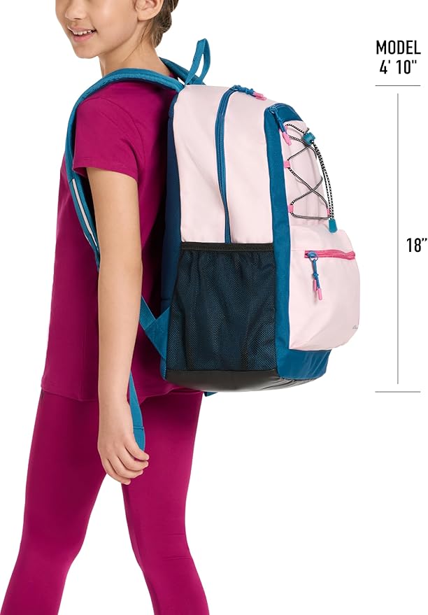 Champion Bungee Backpack, Pink/Blue, OS
