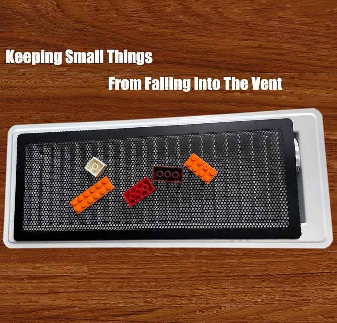 Floor Register Vent Cover- 4"x12" Magnetic Air Vent Screen Mesh Cover