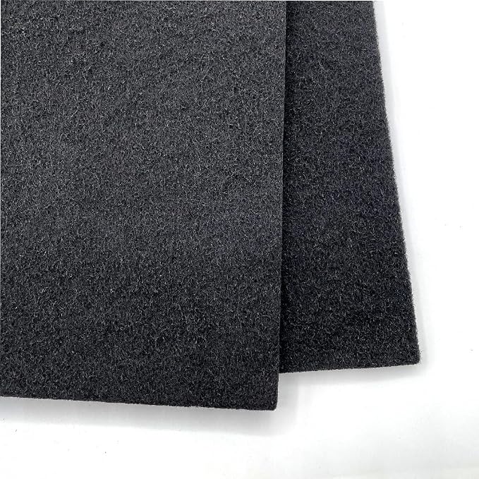 Activated Carbon Filter Media Pad 2-Pack 17.5"x 11.8" Cut-to-fit Sponge Foam