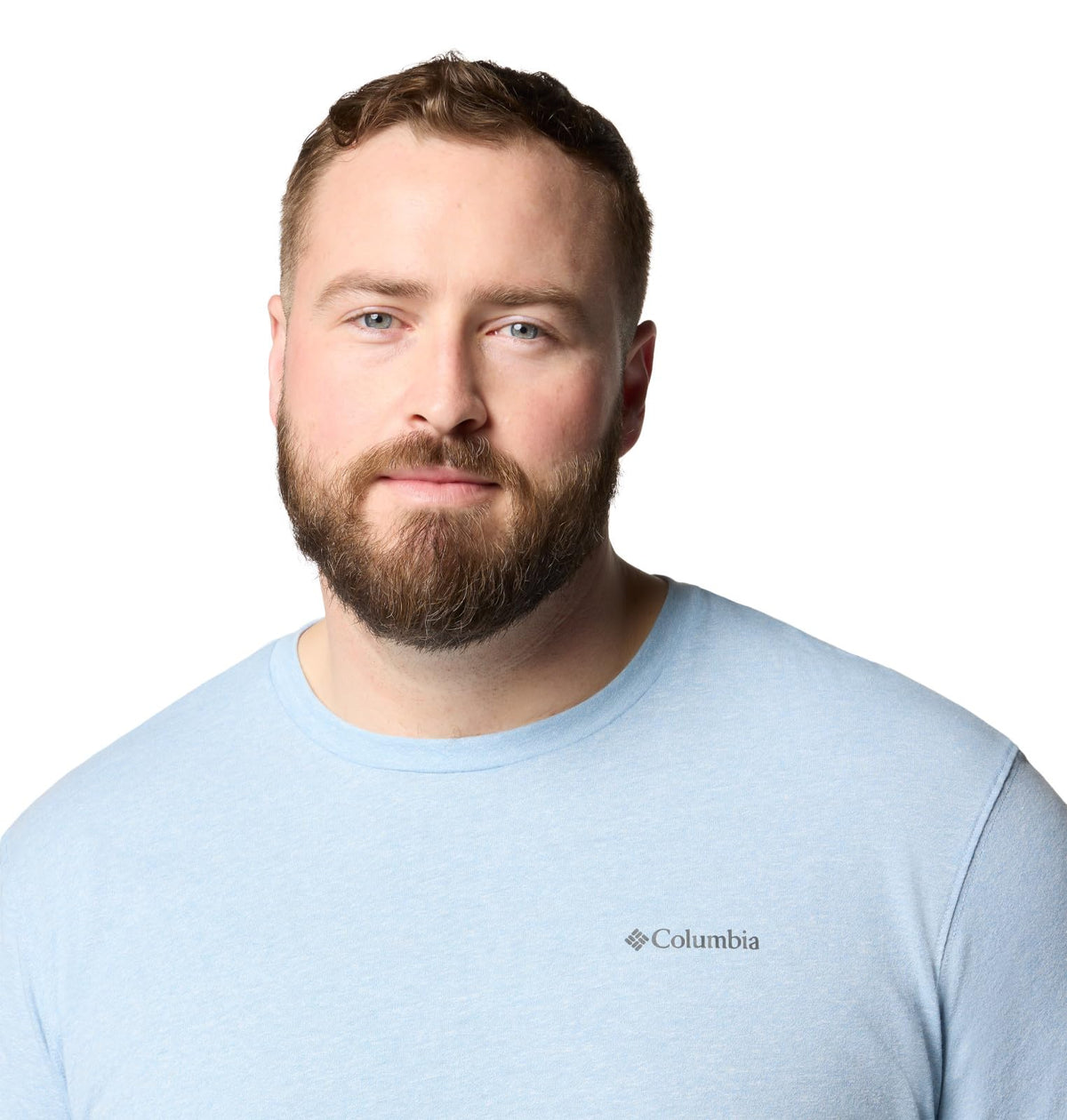 Columbia Mens Thistletown Hills Short Sleeve T-Shirt, Ripple Blue Heather, 5X Tall