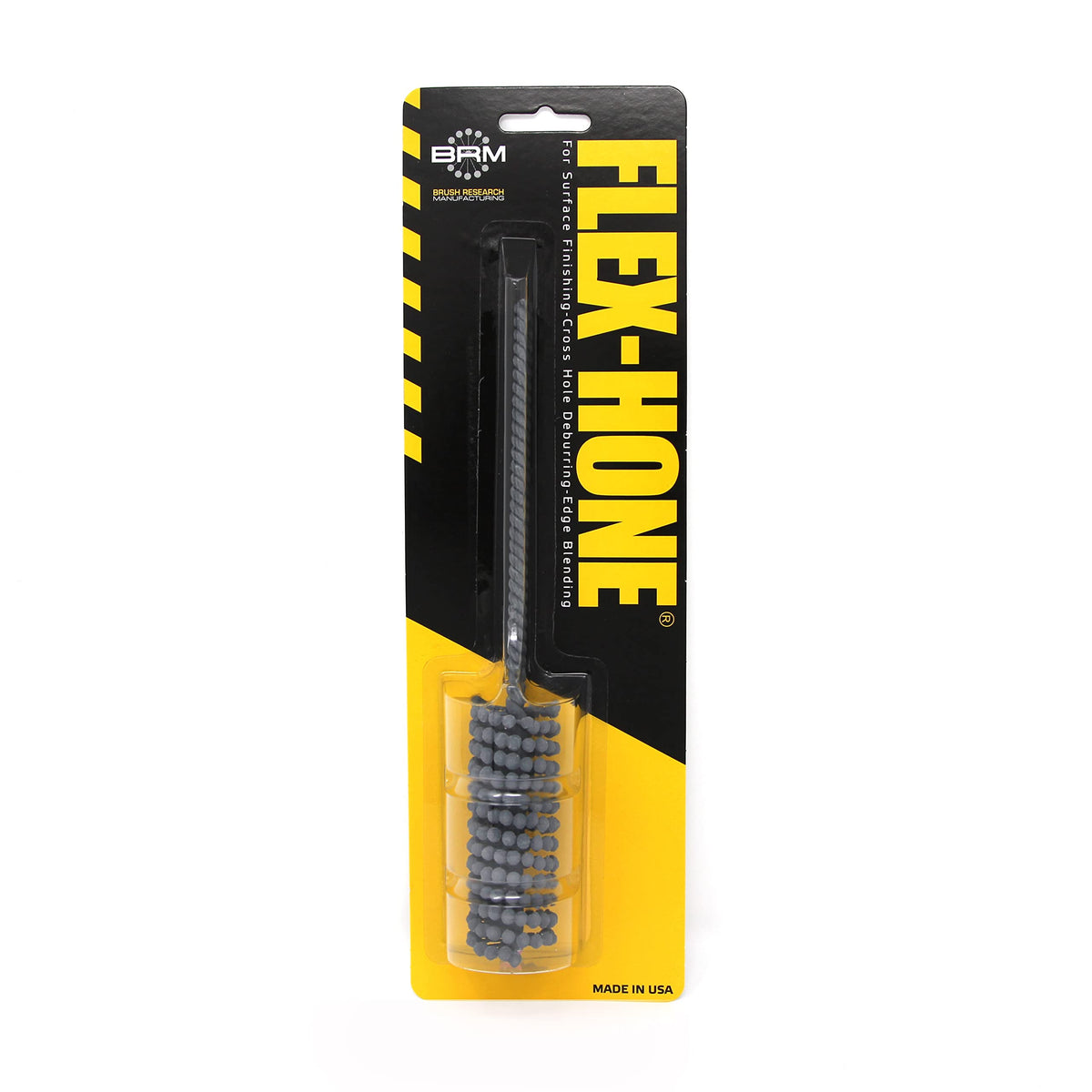 Brush Research BC7812 FLEX-HONE®, 7/8"(22.2mm) Diameter, 120 Grit, Silicon Carbide, For Mild Steel, Stainless Steel, Cast Iron and Softer Ferrous Materials