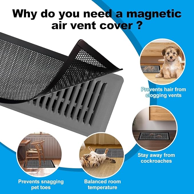 6 PCS Magnetic Vent Covers