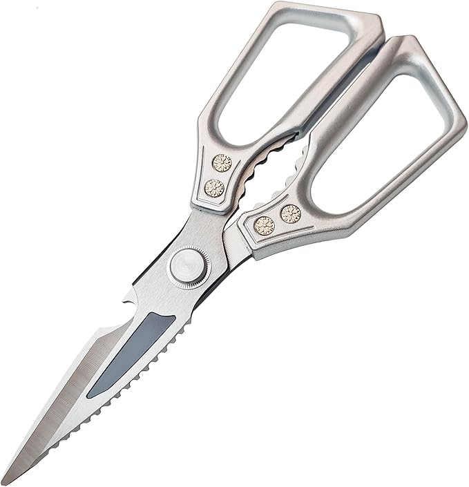 TUOLEWE Heavy Duty Kitchen Scissors - 3.0mm Thickened Blades