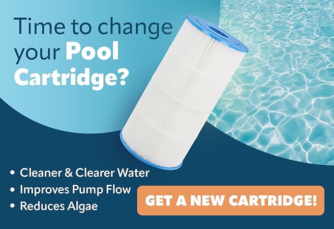 Pureline Pool Replacement Cartridge Filter, 200 Sq Ft, Compatible