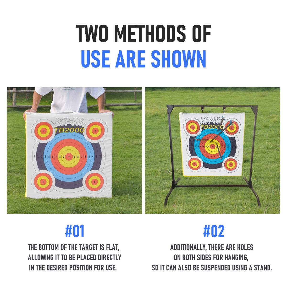 KAINOKAI Large Archery Target Bag Target Available 24" & 32" (24")