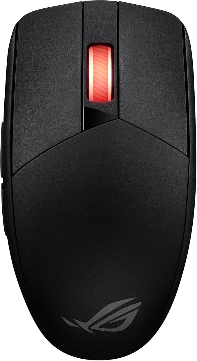 ASUS ROG Strix Impact III Wireless Gaming Mouse, 57 G Lightweight, 36K DPI Sensor, Bluetooth & 2,4GHz RF, ROG SpeedNova, Up to 618hrs Battery Life, Replaceable Switches, ROG Omni Receiver, Black