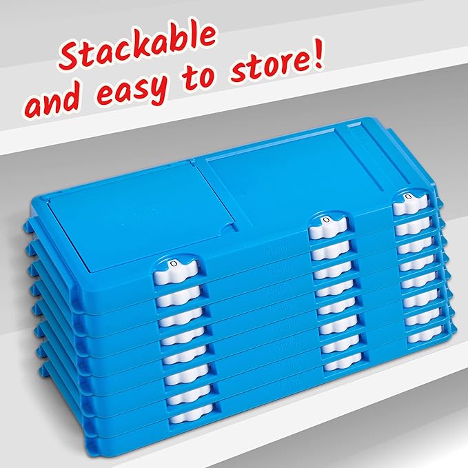 hand2mind Durable Place Value Frame, Base Ten Frames Place Value Blocks, Math Manipulatives Kindergarten, Base 10, Plastic Base Ten Blocks Frame, Math Classroom Supplies, Homeschool Curriculum
