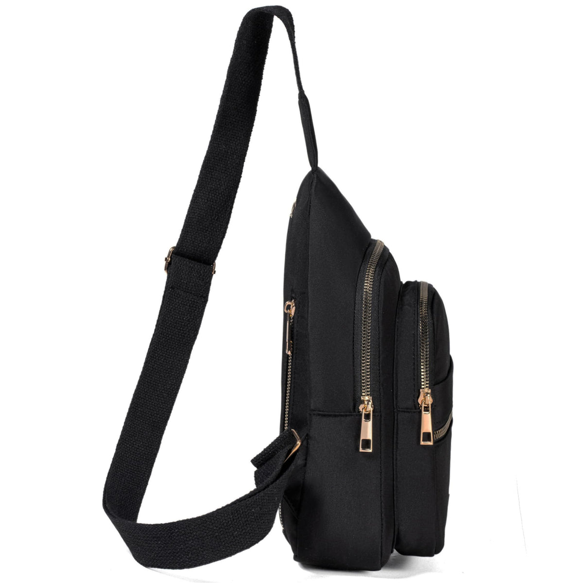 Cross Body Bag Small Sling Bag Crossbody Bags for Women Trendy Fanny Pack Sling Backpack - Black