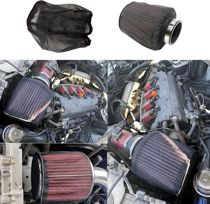 Air Filter Protective Cover, Universal Air Intake Filter Sock Cover Air Cleaner