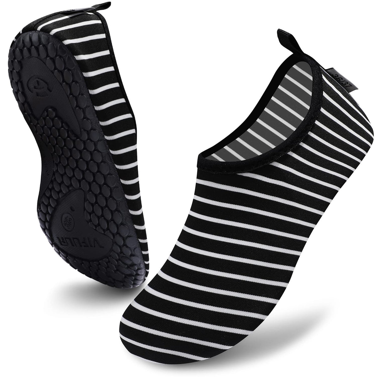 VIFUUR Water Shoes for Men Women Barefoot Quick Dry Aqua Socks Slip On