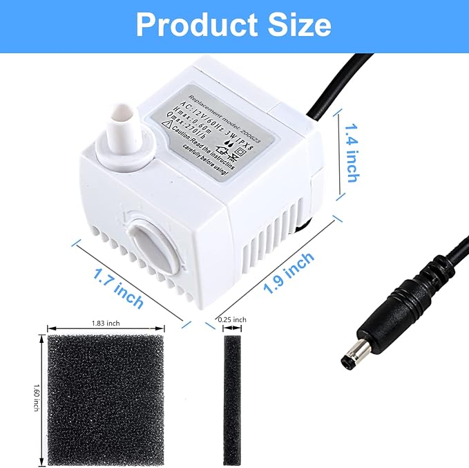 200623 Aero-Garden Pump with 10 Filters, Ultra Quiet Hydroponics Growing System