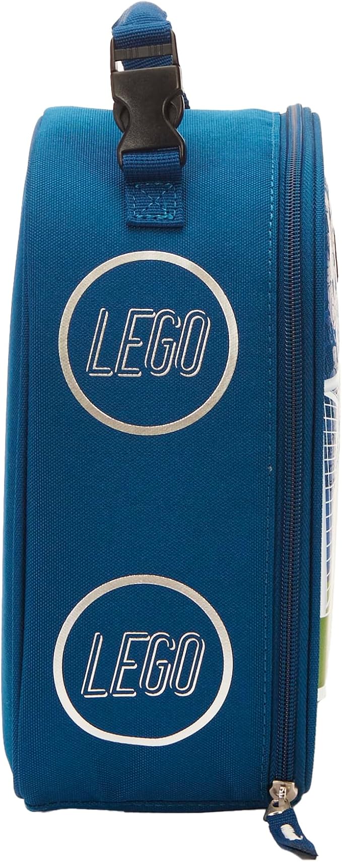 LEGO Kids City Heritage Classic Lunch Box, Insulated Soft Reusable Lunch Bag Meal Container for Boys and Girls, Perfect for School, or Travel, Meal Tote to Keep Food and Drinks Cold, Soccer Goal