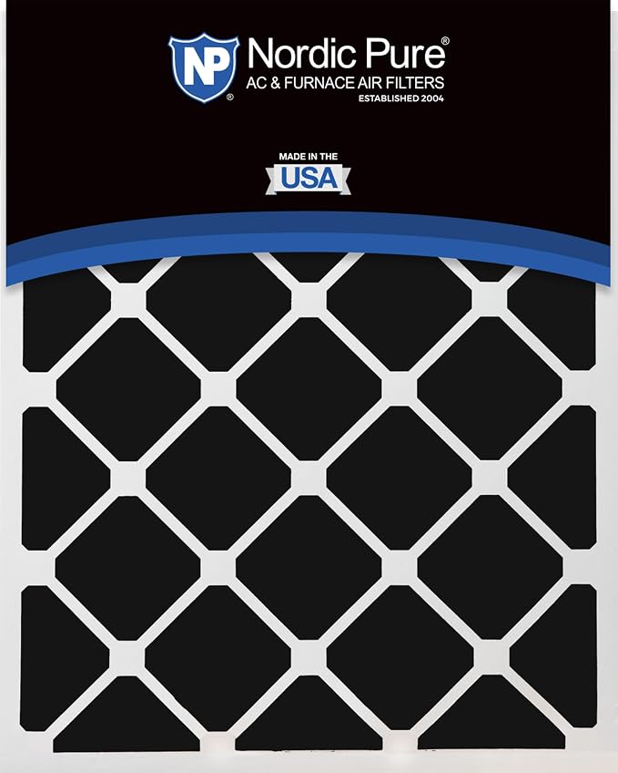 Nordic Pure 20x25x5 Lennox X6673 X6675 Replacement AC Filter MERV 13 + Carbon 4