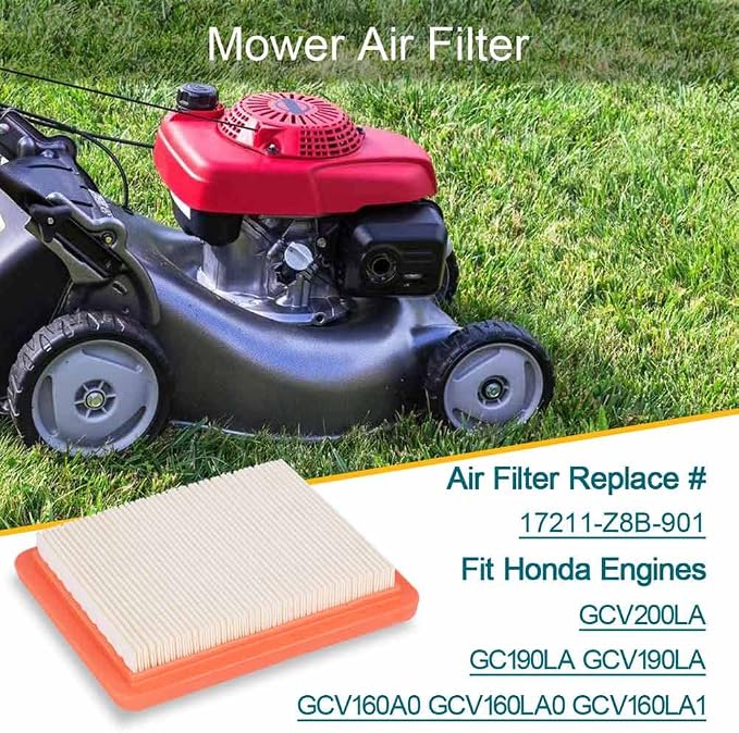 17211-Z8B-901 Air Filter, 4 Pack HRX217 Air Filter