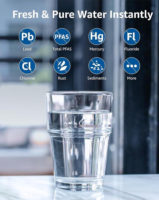 Compatible with Zero Pitchers and Dispenser, 0 TDS Premium Filtration, Fit