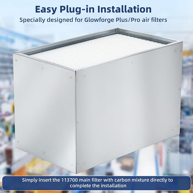 113700 Main Filter with Carbon Mix Compatible with Glowforge Plus/Pro Air