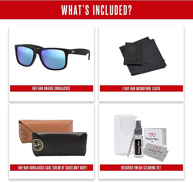 Ray-Ban RB4171 ERIKA Round Sunglasses For Women +BUNDLE with ACCESSORY EYEWEAR KIT