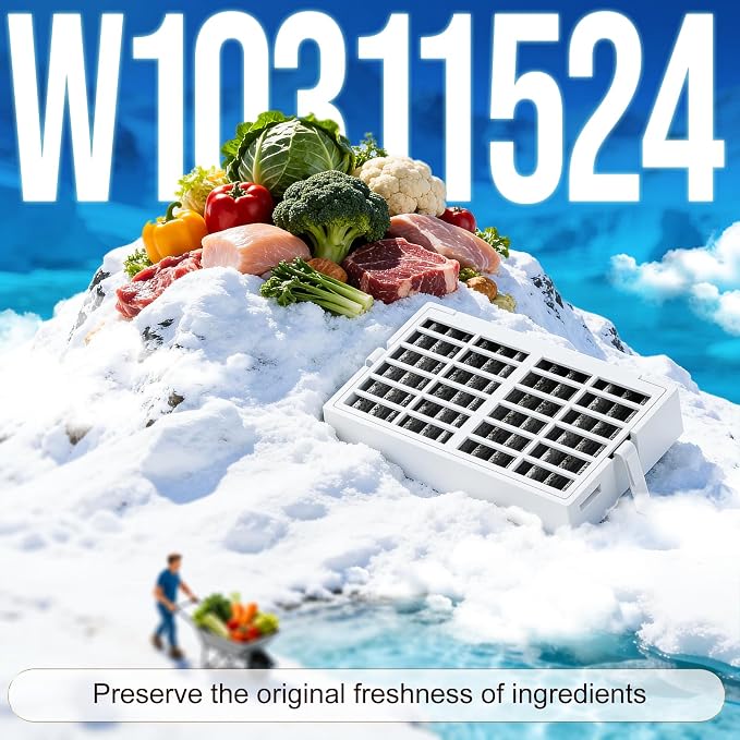 W10311524 AIR1 Refrigerator Air Filter Cartridge Replacement